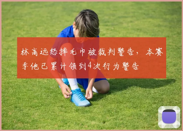 林高远怒摔毛巾被裁判警告，本赛季他已累计领到4次行为警告